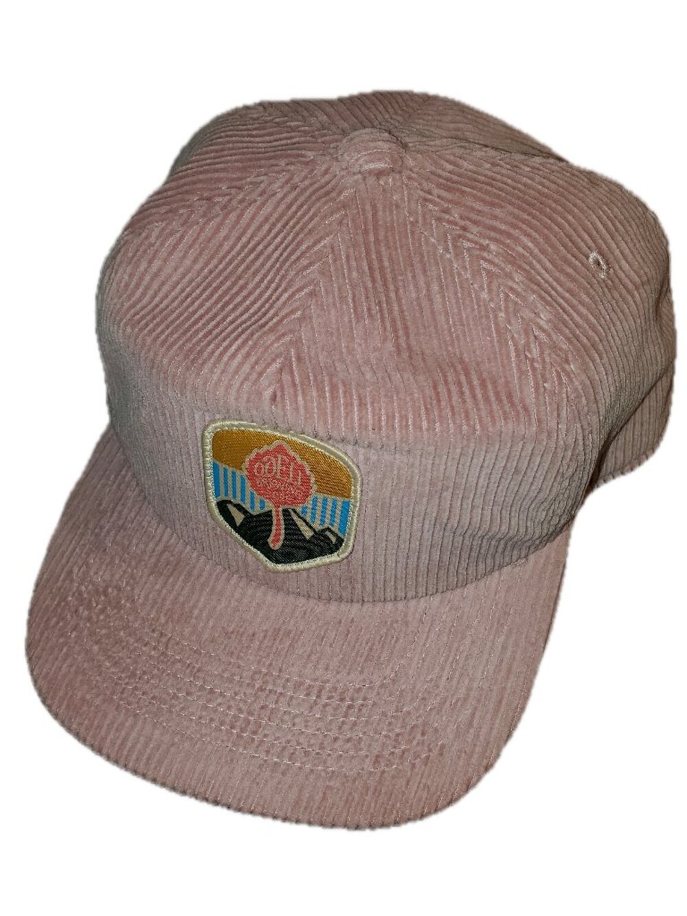 Odell Brewing Co. Pink Corduroy Snapback Hat